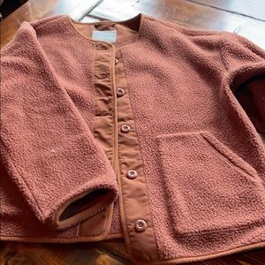 Everlane fleece coat